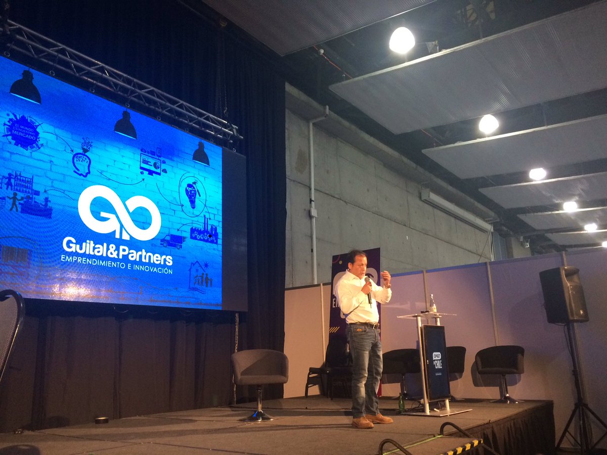 "La receta para el éxito es simple: Haz lo que te gusta, alinea tu talento con tu pasión" Marcelo Guital <a href="/GuitalPartners/">Marcelo Guital</a> en #CreoEnChile