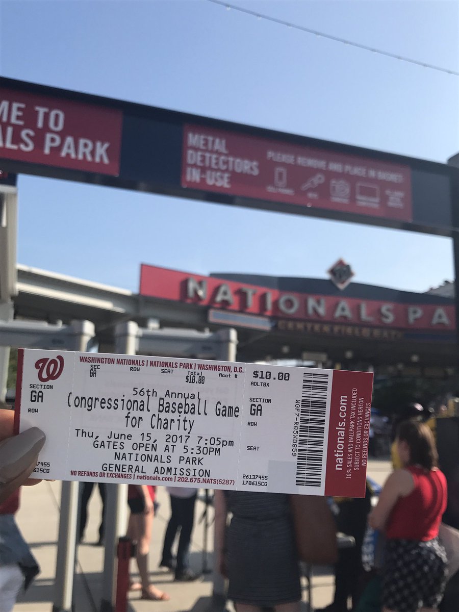 LIVE from Nationals Park for the #CongressionalBaseballGame! Join us tonight for #TheStory 7pm EST.