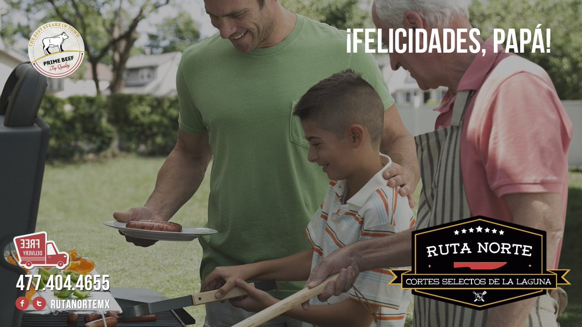 RutaNorteMX's tweet photo. En este tu día, no nos queda más que agradecerle a la vida por tenerte, ¡Felicidades papá!
#SaborDeFuego https://t.co/5w9Q7tR01m