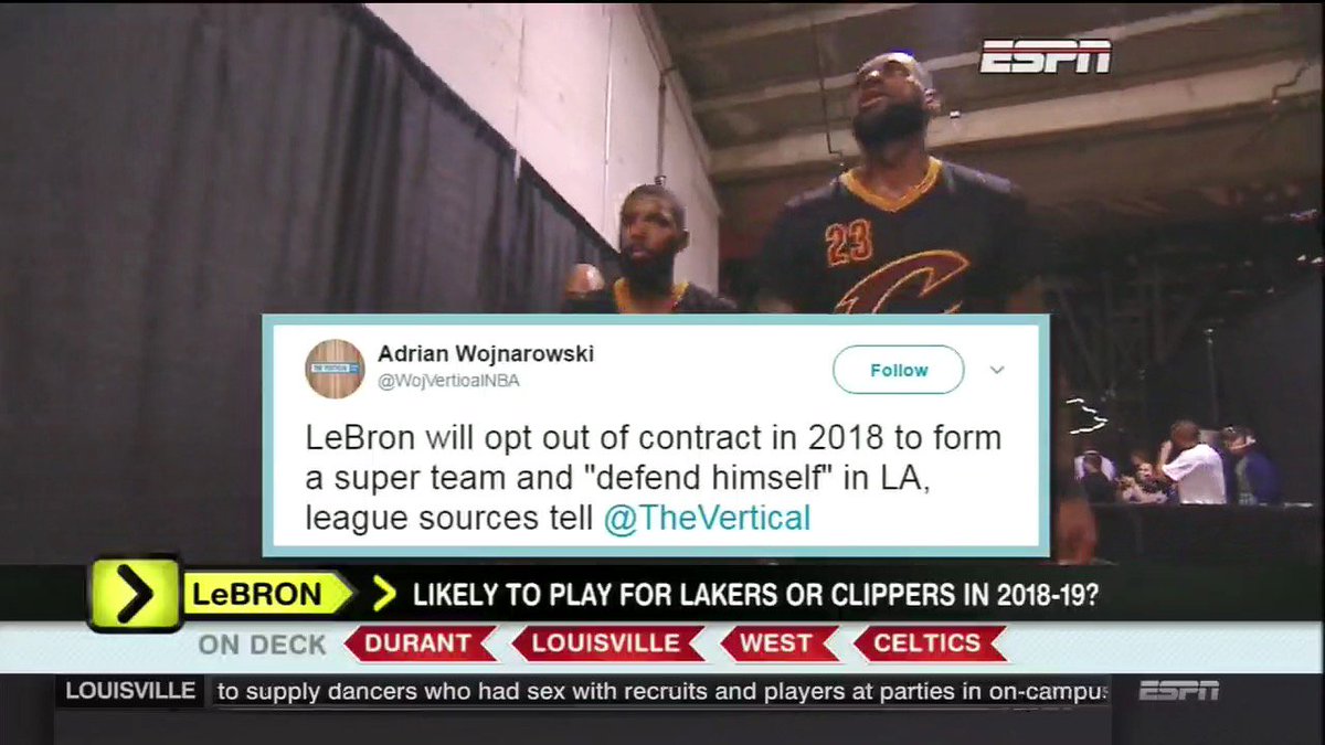 Deadspin's tweet image. VIDEO: 'Around the Horn' spends four minutes unknowingly debating a fake Woj tweet deadsp.in/dgyQ25Y