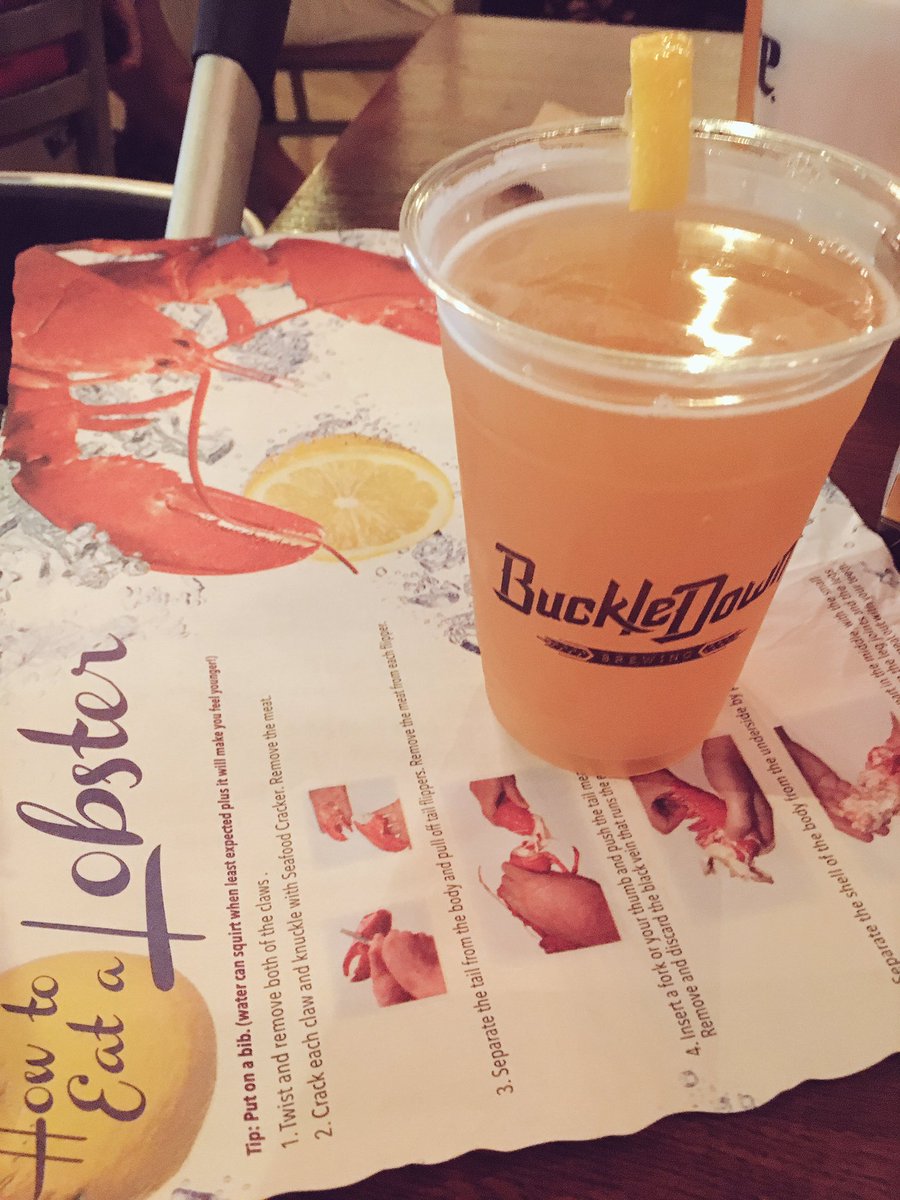 Lobster fest with <a href="/BuckleDownBeer/">BuckleDown Brewing</a> lobster-weis!