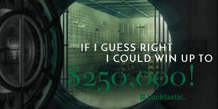 Balthier26's tweet photo. I could win up to $250,000 by cracking the code! https://t.co/DZMjnkYb5g https://t.co/0N8WZXYGee