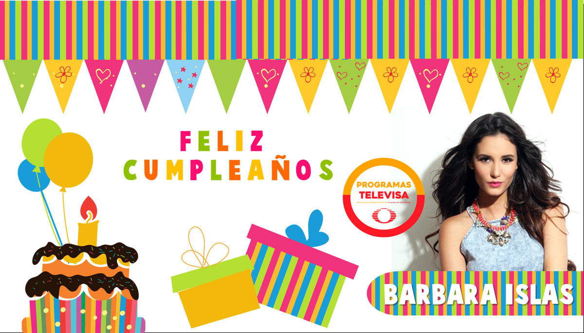 TelevisaTV_MX's tweet photo. Felicitamos a la guapa actriz y conductora @barbaraig por su cumpleaños
¡FELIZ CUMPLEAÑOS! Te desea #ProgramasTelevisaMX 🎉🎁🎈🎂 https://t.co/2snz7W8m0Y