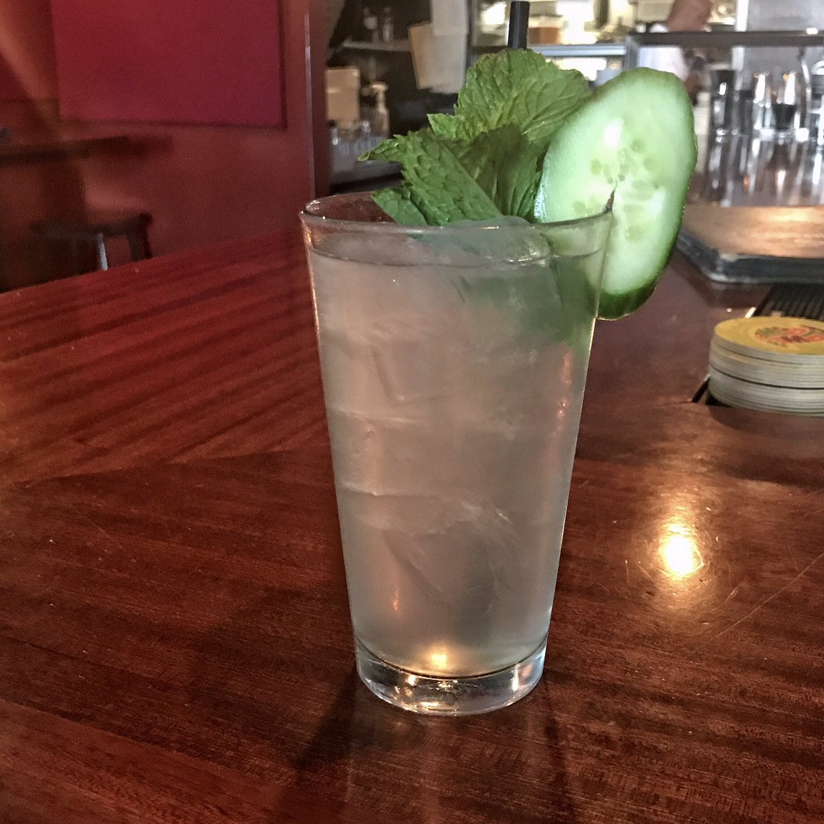 We have great beer. We also have great cocktails. Cool hand cuke being stirred up all weekend long. #drinklikelords.