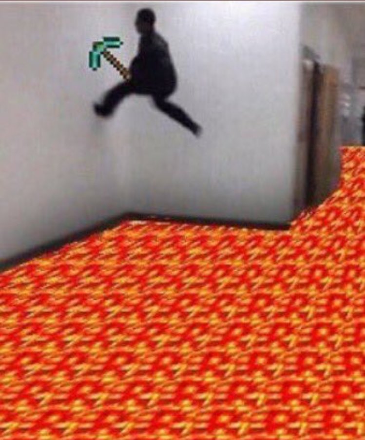 nibbamemes's tweet image. THE FLOOR IS FUCKING LAVA