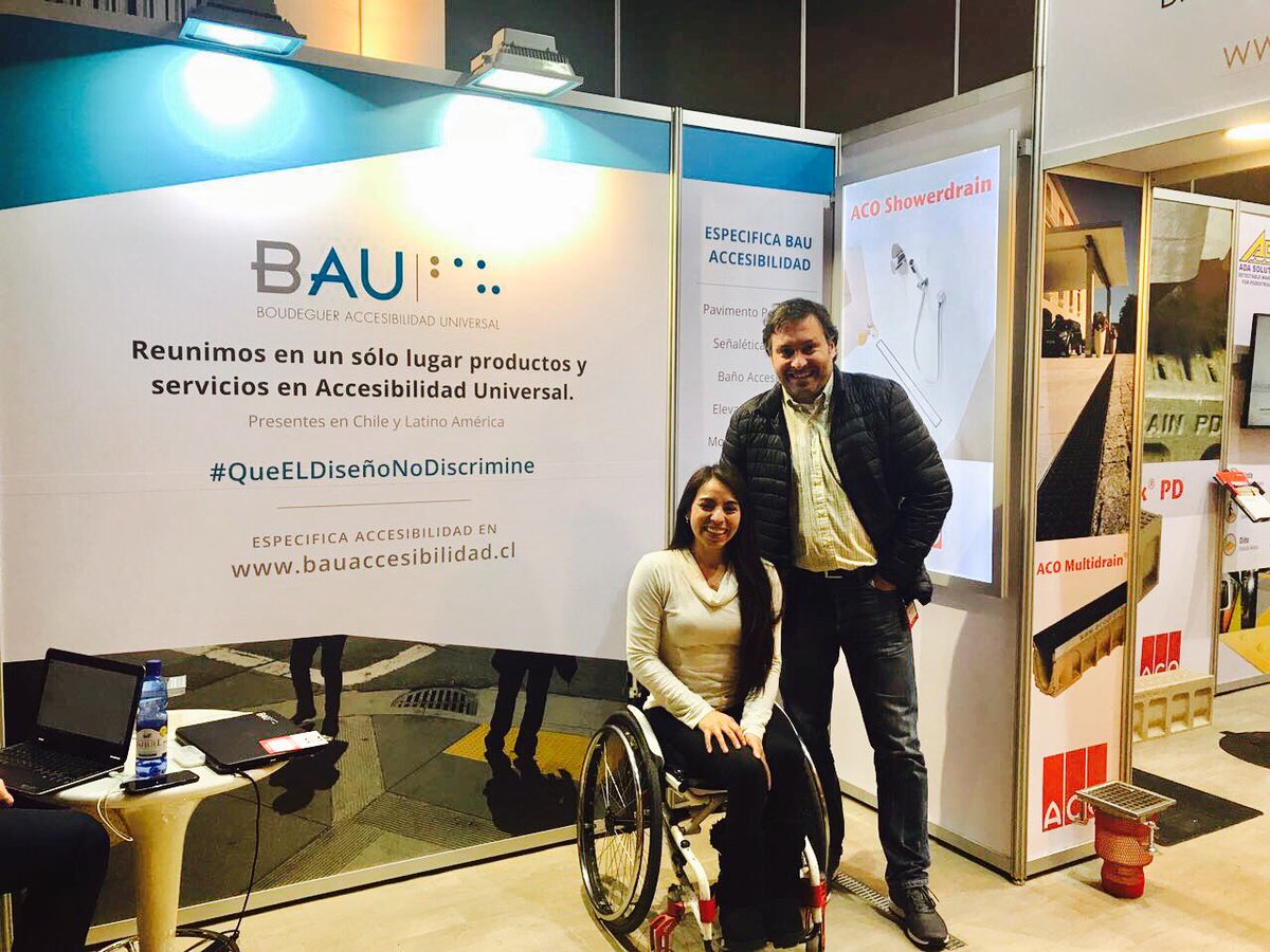 accesibilidadCL's tweet photo. Encuéntranos en @100showrooms hasta el sábado, para contarles sobre @accesibilidadCL empresa con  impacto social! #ElDiseñoNoDiscrimine https://t.co/VwGHWnWtsw