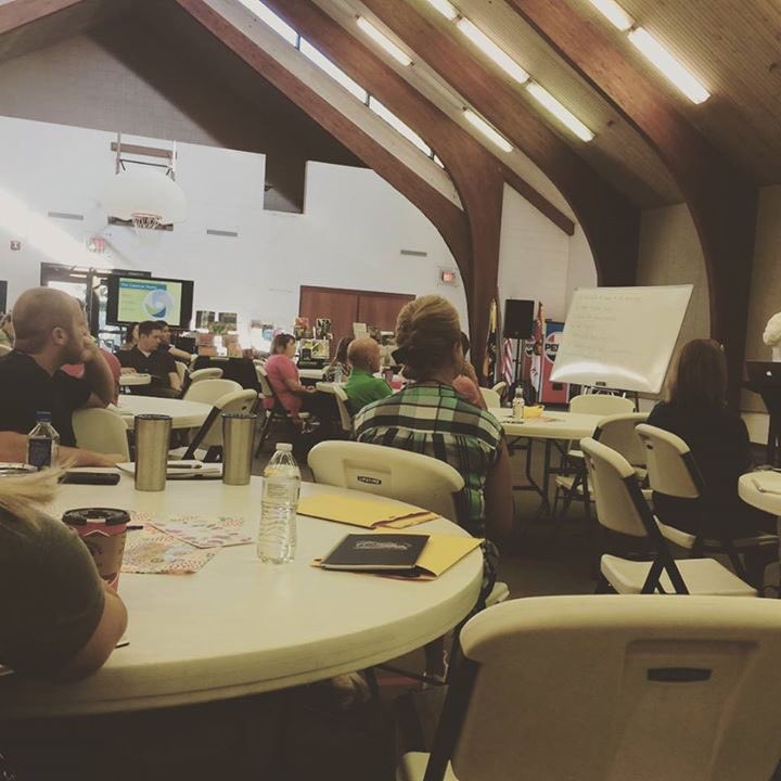 drikenicholson's tweet photo. @ClassicalConv GREAT Day 1 of Classical Conversations Practicum in Ashland, Kentucky  #ccpracticum #learninglogictogether https://t.co/3iK11zJCJB