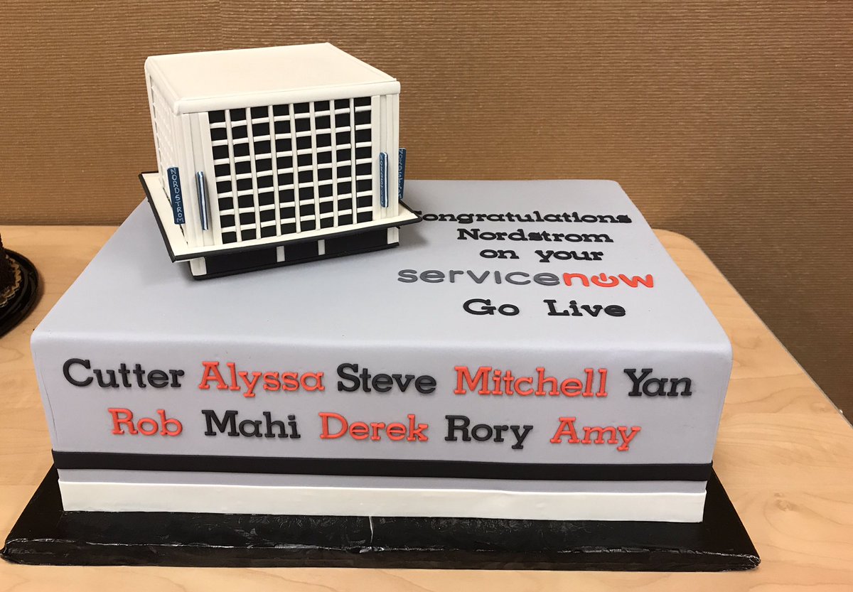 BarryBarnes2's tweet photo. Congratulations to the entire Nordstrom team on a very successful ServiceNow Go Live. The team truly did an outstanding job. https://t.co/2zYGiDvdAM