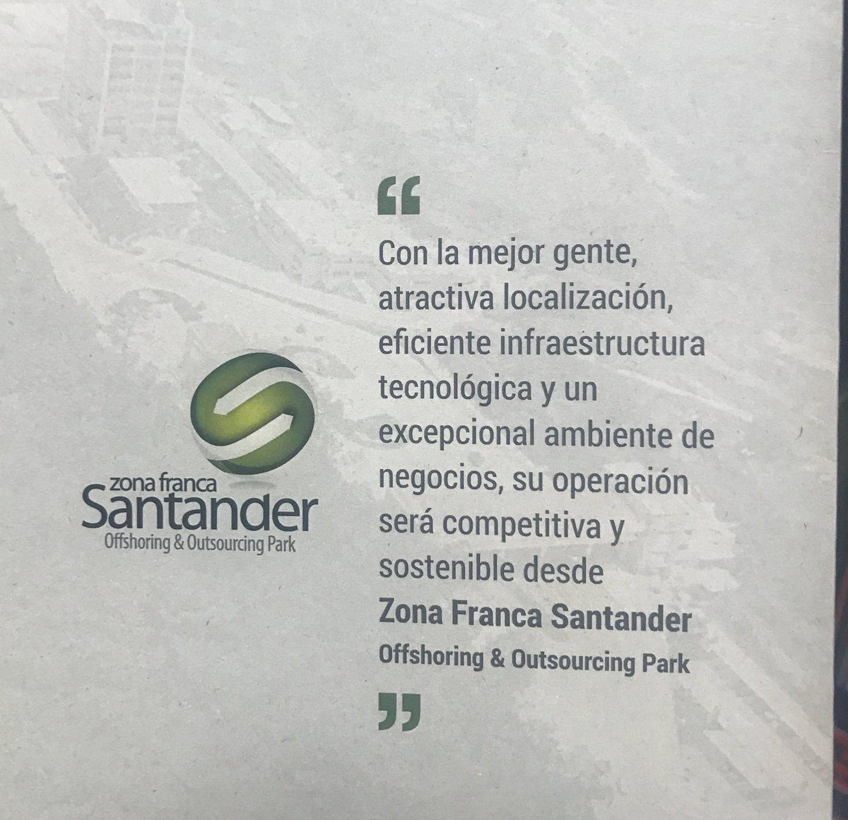 ZFSantander's tweet photo. En #ZFSantander contamos con factores claves que aportan a la competitividad de nuestros usuarios  #CompraSantander @fenalsander https://t.co/NBNUNGnNyY