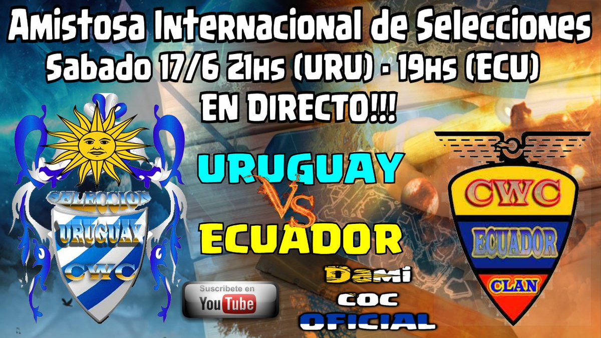 ElDamiYT's tweet photo. Próximo Sábado DIRECTO!!! amistosa internacional de selecciones https://t.co/MtwZGmPov4
