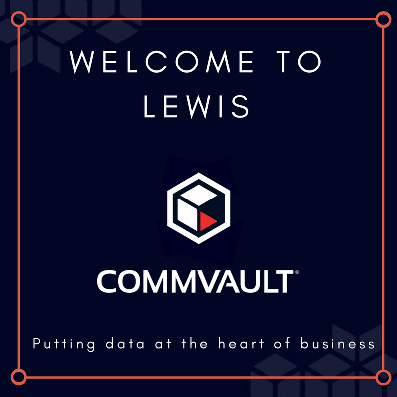 LEWIS Australia is proud to announce its new partnership with @CommvaultAPAC – putting data at the heart of business!
#weareteamlewis
