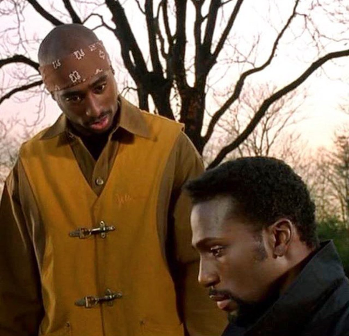 Pac insisted I make some custom designed outfits for 'Above The Rim' He made sure I had fashion real estate in the movie too. #AllEyezOnMe