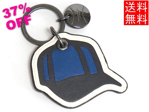 ট ইট র コーチ 通販 ブランドスクエア 父の日のプレゼントにおススメ アメリカ 大リーグの野球チームを連想させるベースボール キャップの キーリング コーチ メンズ キーホルダー アウトレット Fbhp モダン ヴァーシティーレザー 紺 T Co