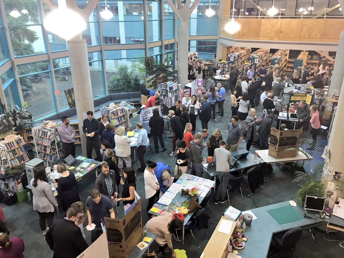chrkennedy's tweet photo. Wonderful celebration of learning today for @WestVanSchools - innovation at work across the district!  #westvaned #bced https://t.co/z8cNKvhpmI