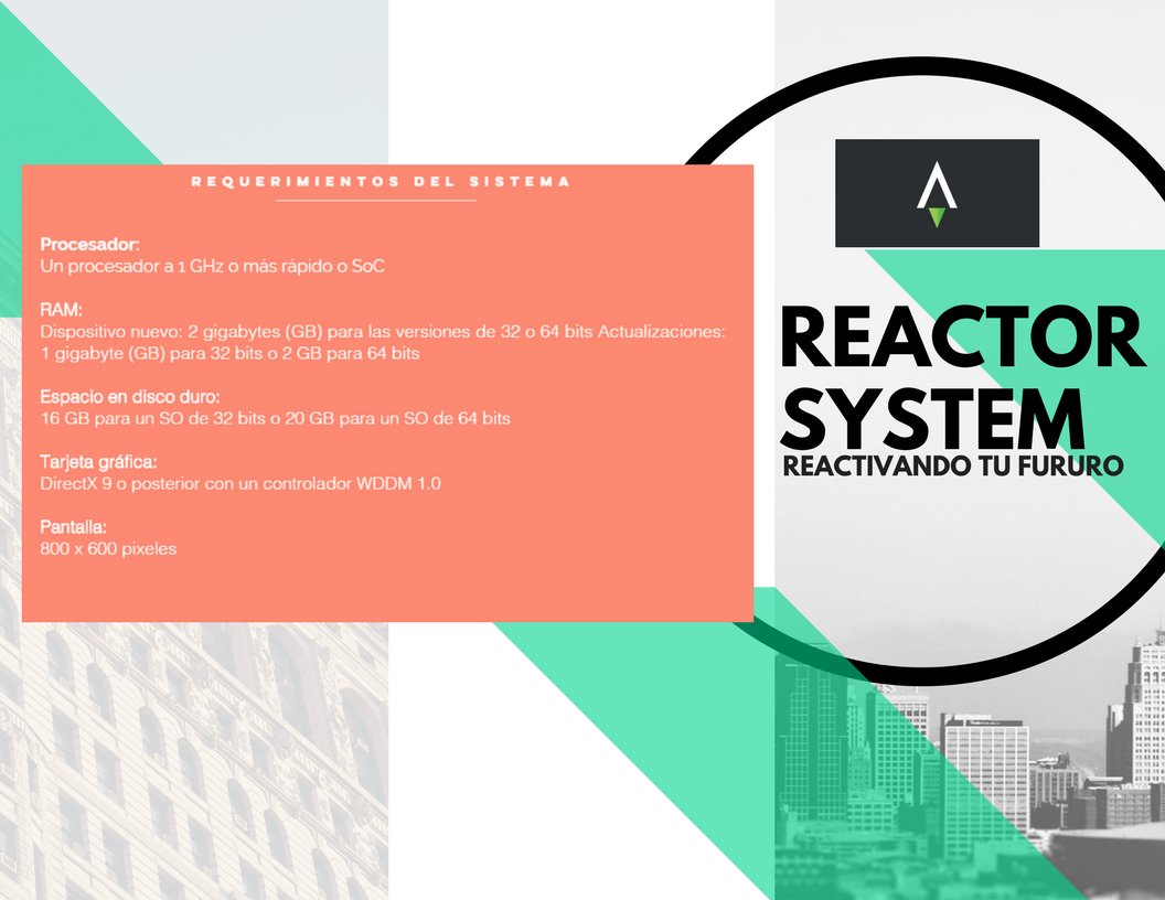 ReactorSystem's tweet image. ¡Descubre mas de nosotros! #SabiasQue