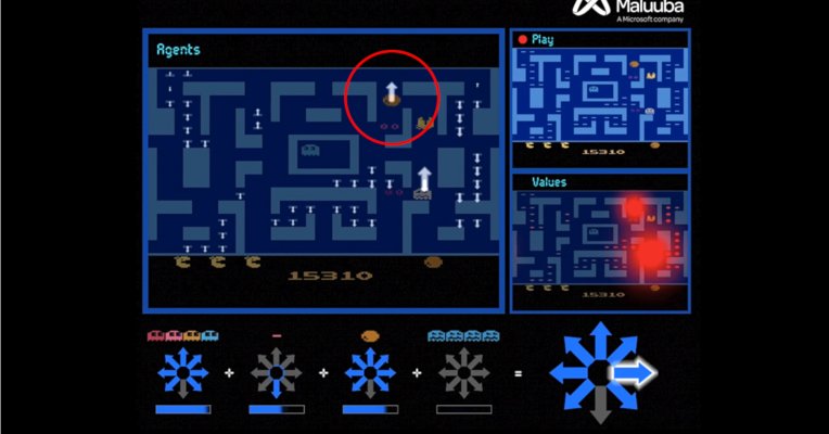stevekrohn's tweet photo. Microsoft’s AI beats Ms. Pac-Man https://t.co/pmSV6ugra7 https://t.co/kz6vdi40nl