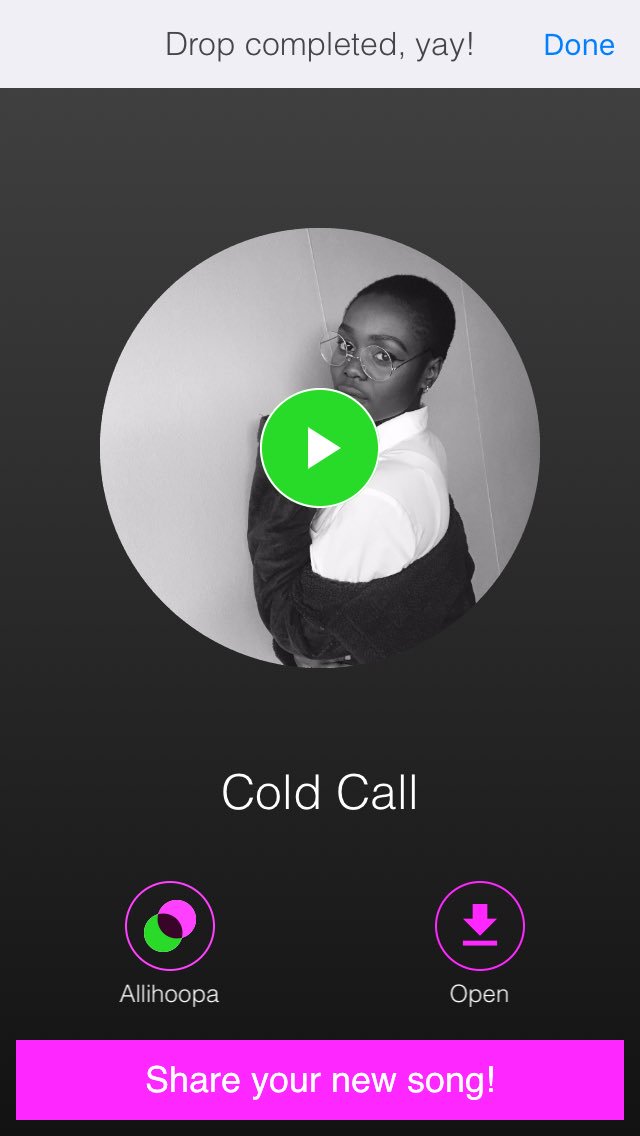 voni_babyy's tweet image. Check out my latest songs on my Allihoopa page. 
Link on bio✨