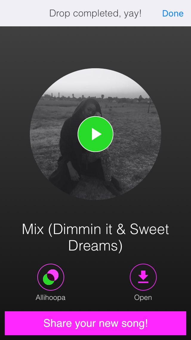 voni_babyy's tweet image. Check out my latest songs on my Allihoopa page. 
Link on bio✨