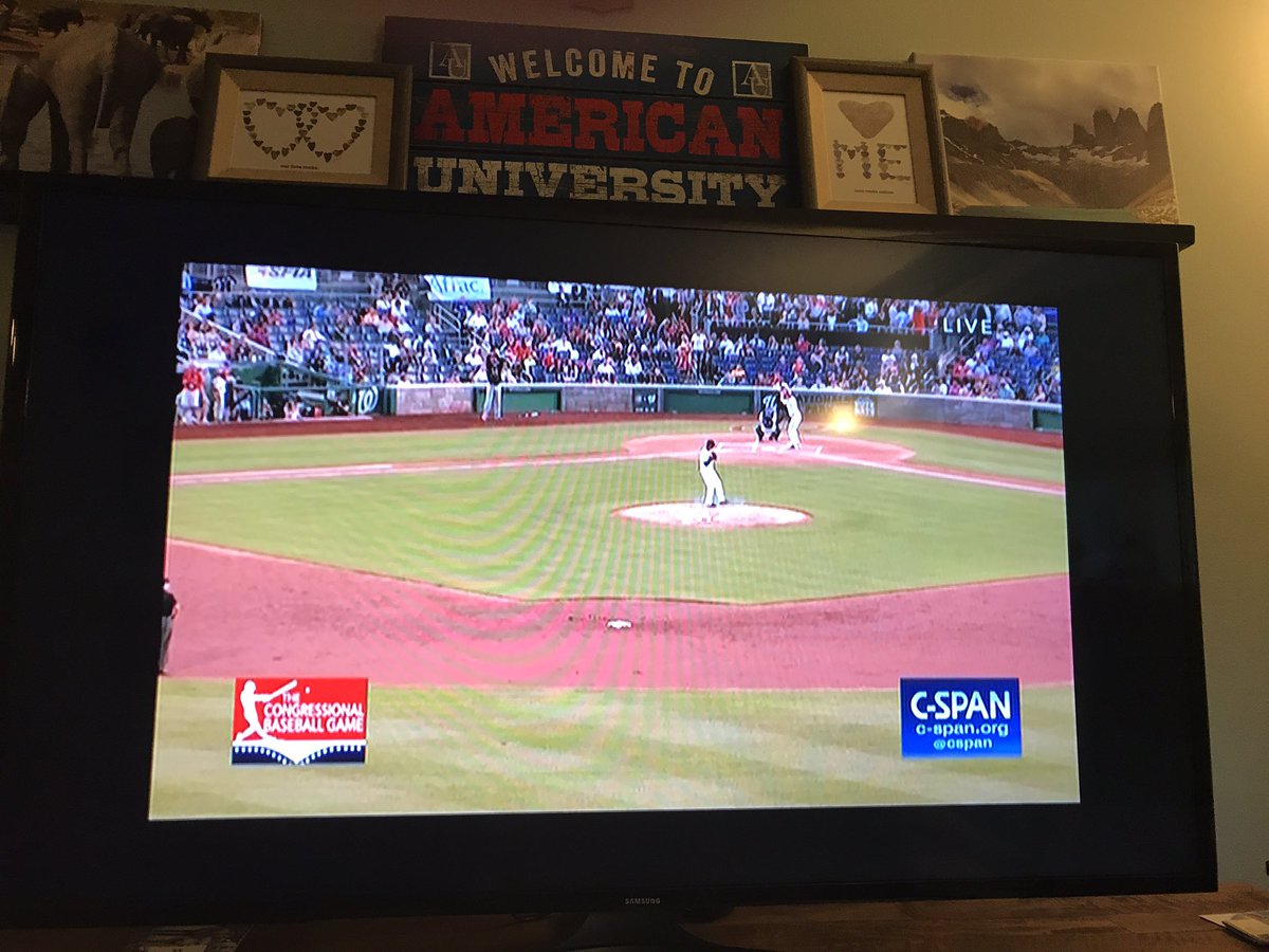MrSwainWSHS's tweet photo. Hey @Kmittauer55! It's my two loves baseball and CSPAN combined into one!!! #Goals https://t.co/OwjNBMRUkq