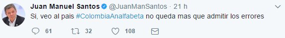 AkemiLHolk's tweet photo. Tienes mucha razón lord😰 @JuanManSantos #ColombiaAnalfabeta https://t.co/RL4Swrx5JJ