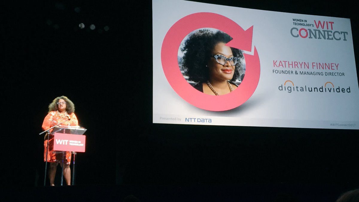 KatieKortnie's tweet photo. "Think BIG. Be BIG. Own who you are." Motivation from @KathrynFinney at #WITConnect2017 https://t.co/rLPpQR2SeX