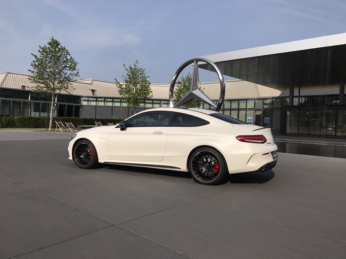 F1Mike28's tweet photo. Let me proudly introduce you my new AMG C63 S Coupé "The White Shark".
@MercedesAMG What an amazing car 🙏🏼🙌🏼 https://t.co/HbqzFEHYF3