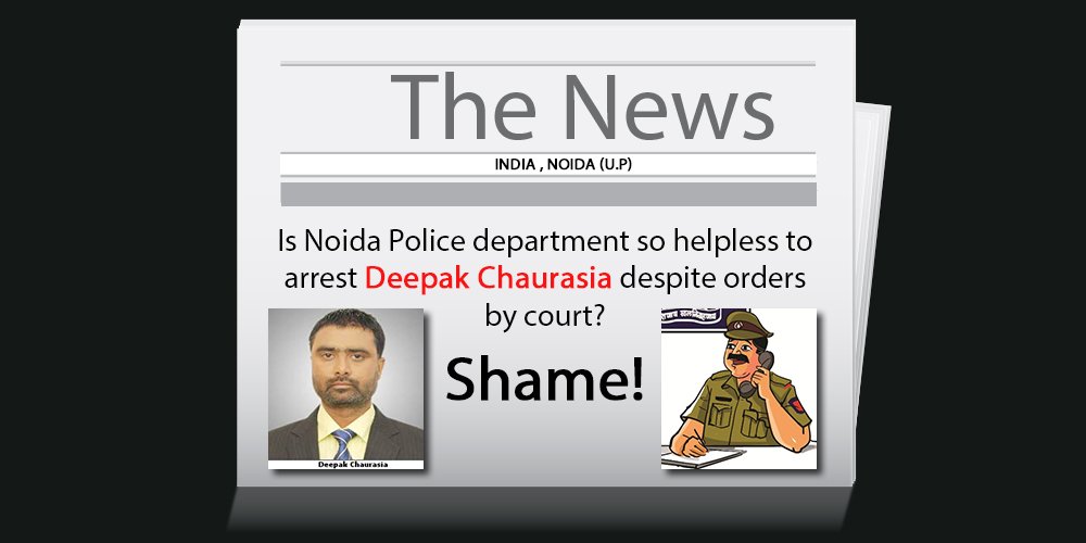 @myvotetoday @DCindianews For Deepak Chaurasia, Journalism means Selling News! #ArrestDeepakCHORasia