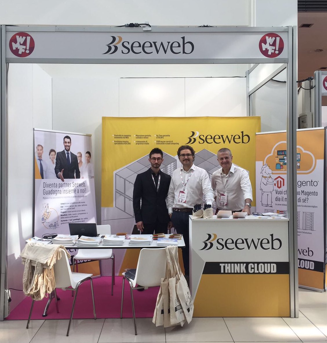 seeweblive's tweet image. [#wmf17] Allo stand 57 vi spieghiamo come velocizzare #WordPress con il #WebAccelerator. Vi aspettiamo!