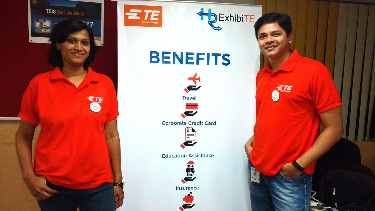 PremDhage's tweet photo. Benefits stall at ExhibiTE - HR road show w/ @ReshmaMaria2 
Insights about TE employee benefits #LifeAtTE #HRExhibiTE #TEIndia https://t.co/cTRp5NklvZ