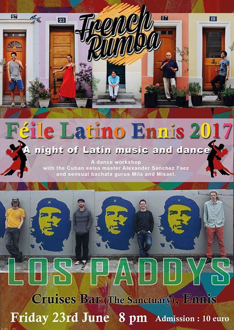 Tonight, <a href="/LosPaddys/">Los Paddys</a>, French Rumba and the Fame dancers are going to  <a href="/CruisesEnnis/">Cruises Bar & Restaurant Ennis</a>!! <a href="/Queensclubennis/">QueensNightClub</a> #WildAtlanticWay <a href="/ClareTourism/">VisitClare</a> #Latino