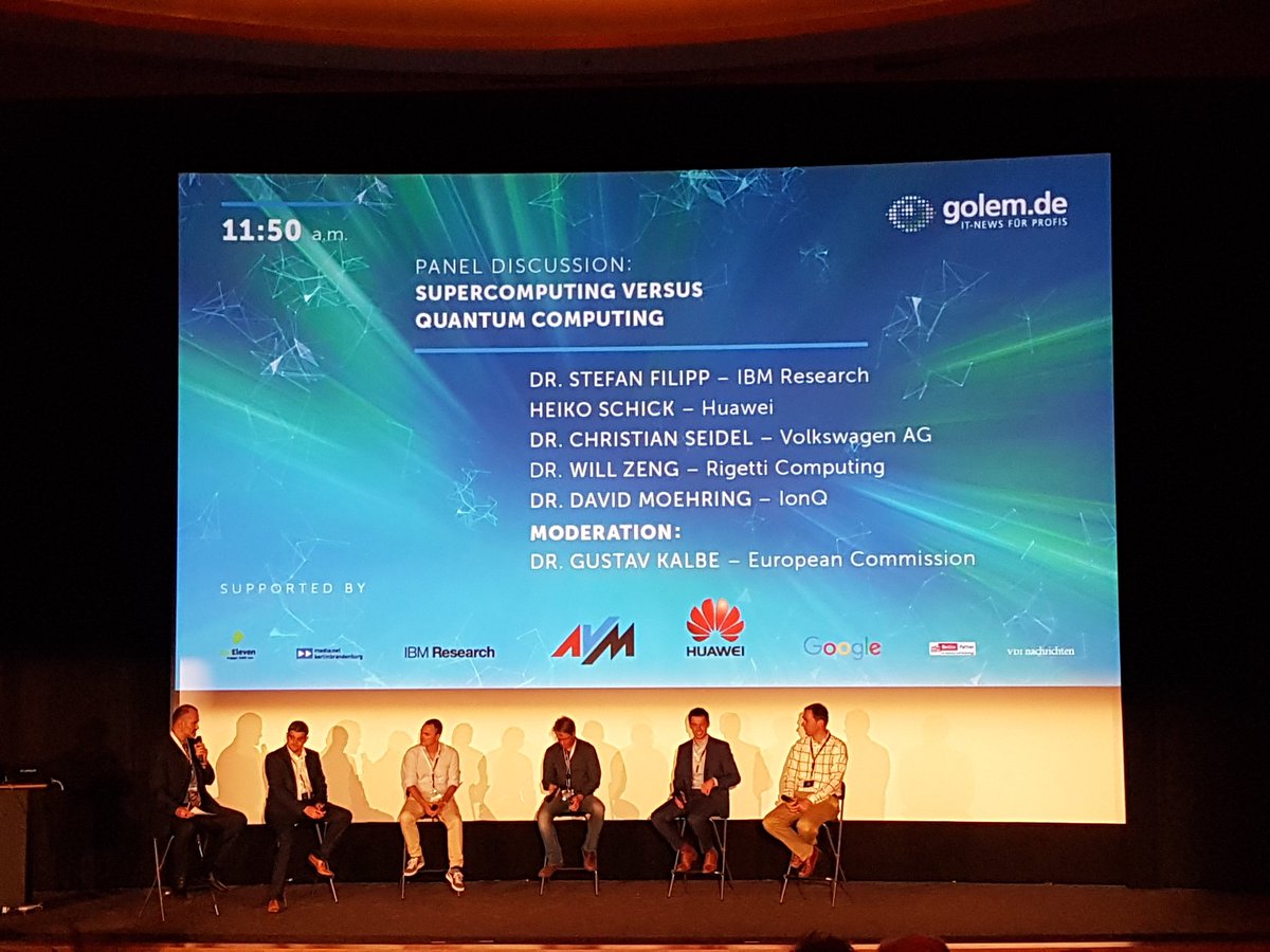 EAD_Group's tweet photo. Exploring the power of quantum computing at golemconference in Berlin; European Commission launches €1 billion quantum technologies flagship https://t.co/KqGvxirZ0h