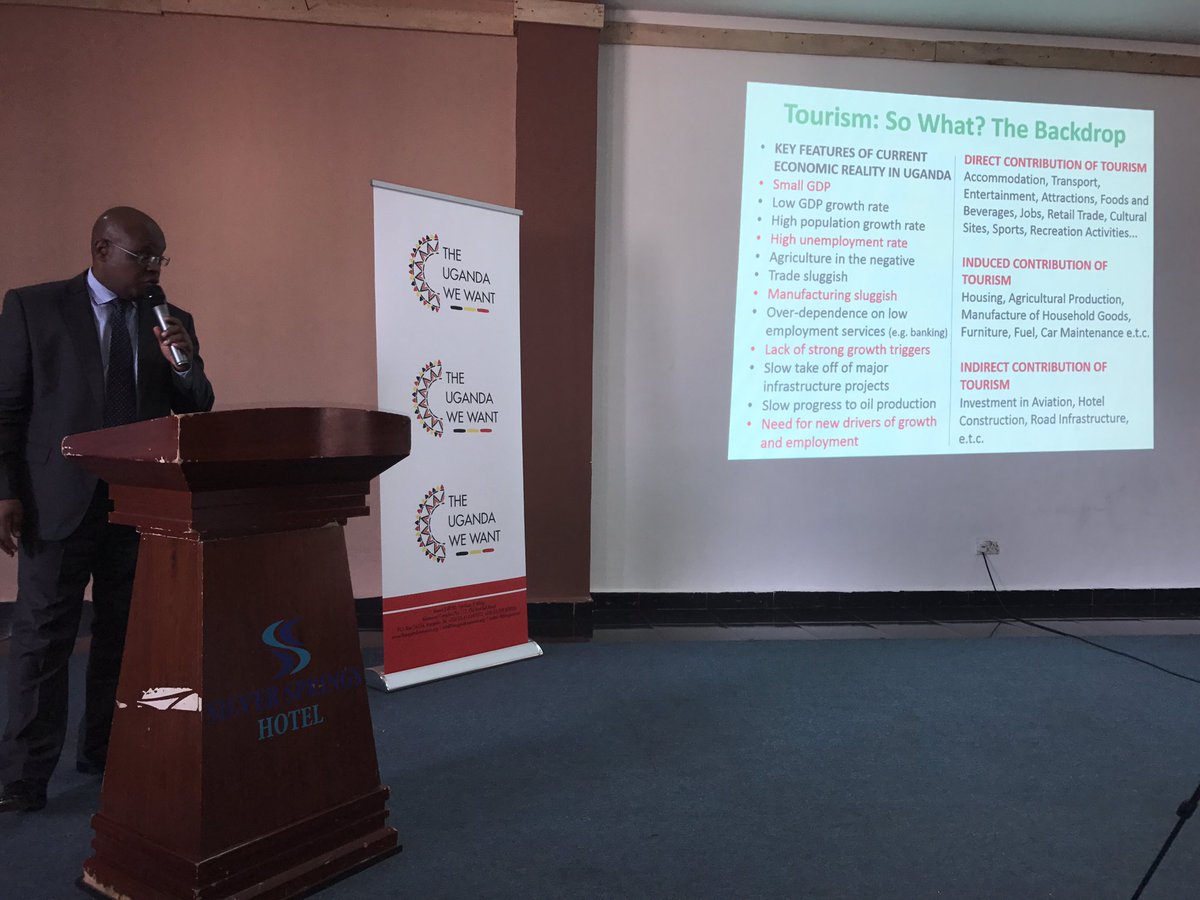 ChimpReports's tweet photo. @conradnkutu2: Tourism  contribution to world GDP in 2016 is $7.6tn. 10% of all jobs worldwide supported by tourism #TheUGWeWant https://t.co/Xz9h6ps5by