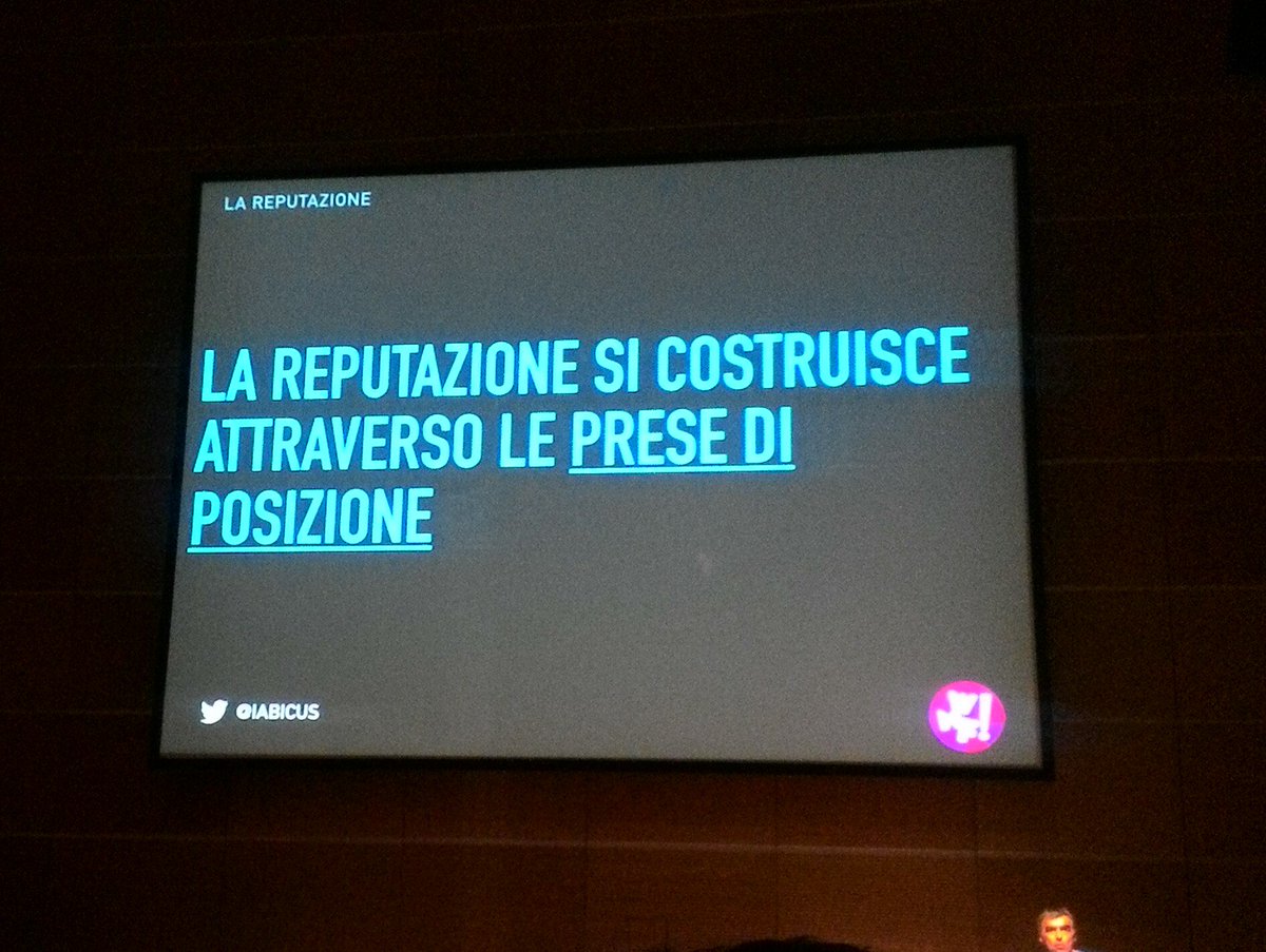.@Iabicus ci ha appena benedetto perché conosciamo il Cluetrain Manifesto | grazie <a href="/PiaFavaretto/">Maria Pia Favaretto</a> <a href="/IUS_VE/">IUSVE - Istituto Universitario Salesiano Venezia</a> #wmf17 #PopCornHome #iusve