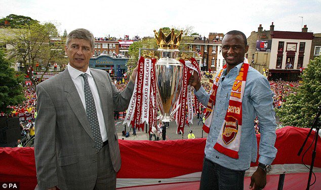 Happy 41st birthday to ex captain and Arsenal legend Patrick Vieira. Have a good one  