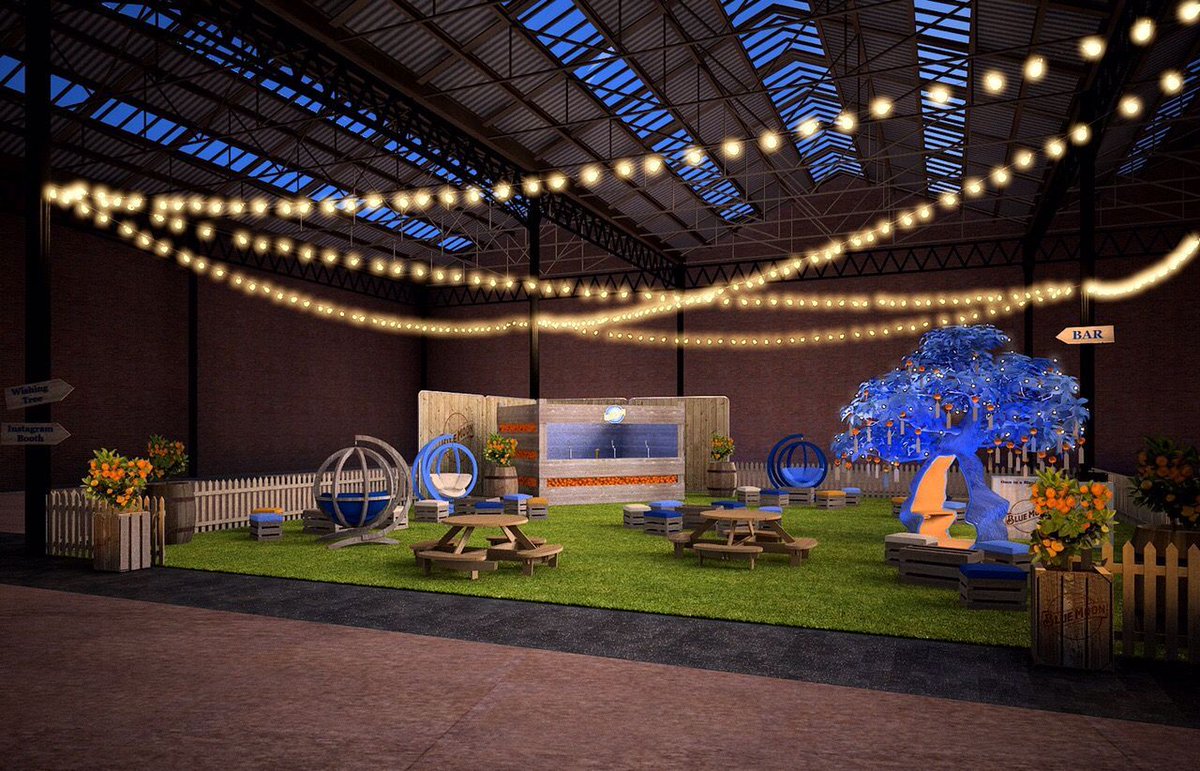 oldspitalfields's tweet photo. From 12 we have the magical interactive @BlueMoonBeerUK Wishing Tree in the market. First 100 visitors get a free craft beer. Run! #freebeer https://t.co/McvsfpNrq8