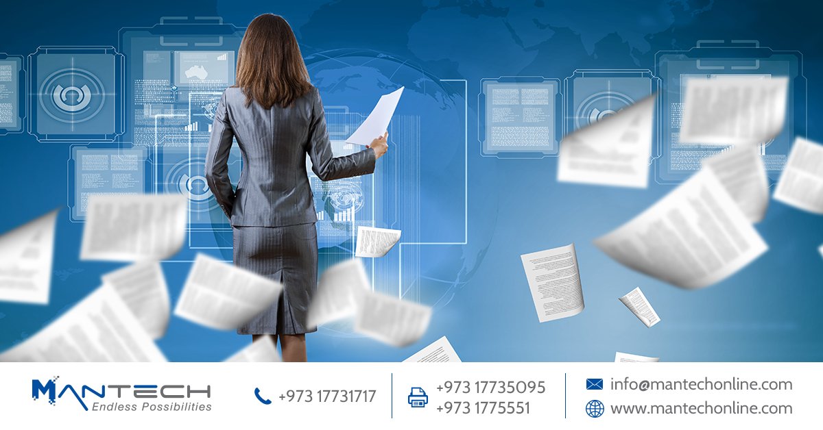 MantechBahrain's tweet photo. Incorporating the right document management system will make it easy to keep track of and manage important office documents. https://t.co/0vN4zwbDRt