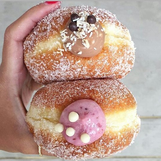 thedonutfeed's tweet photo. HAPPY FRIDAY!! ❤😁 Chocolate coconut and strawberries &amp; cream. Which would you choose? 💕 // Lovingly shared from @letmeeatcake ✨

__________… https://t.co/cUC09IT3Yr