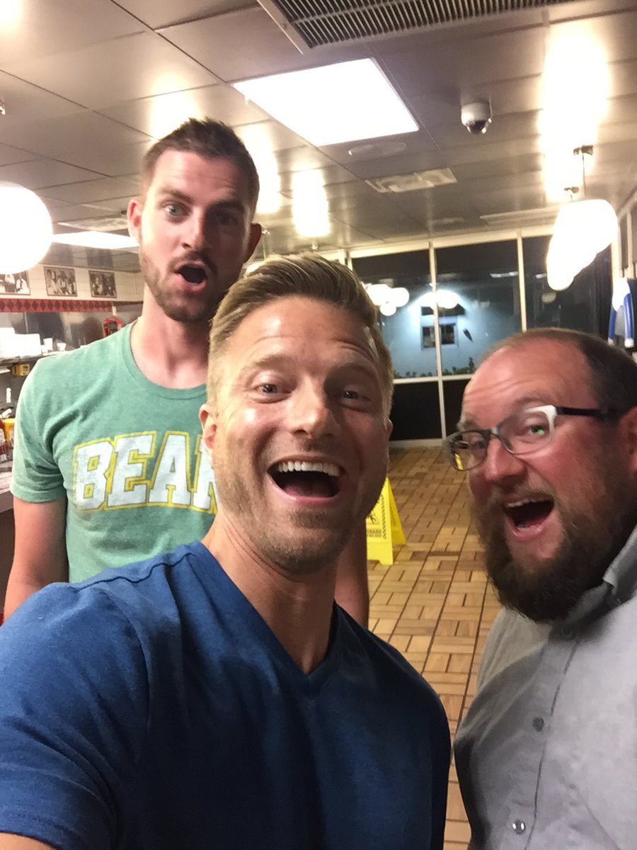 rroush58's tweet photo. Check another Waffle House off the list. Siloam Springs, Arkansas. @andrewmcdanel  @adamkuntz  #wafflehousebuddies #andAdam https://t.co/TbbsfECXUu