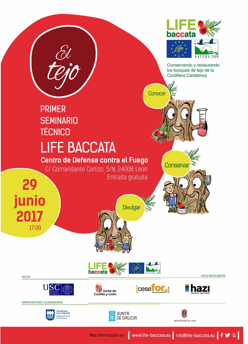 OrekanGan's tweet photo. Ayudamos difusión Seminario proyecto @LIFE_Programme #BACCATA, #tejo #taxus #hagina #ancientTree en la dinámica de #ecosistemas #cantábricos https://t.co/D6wNLmdWqd