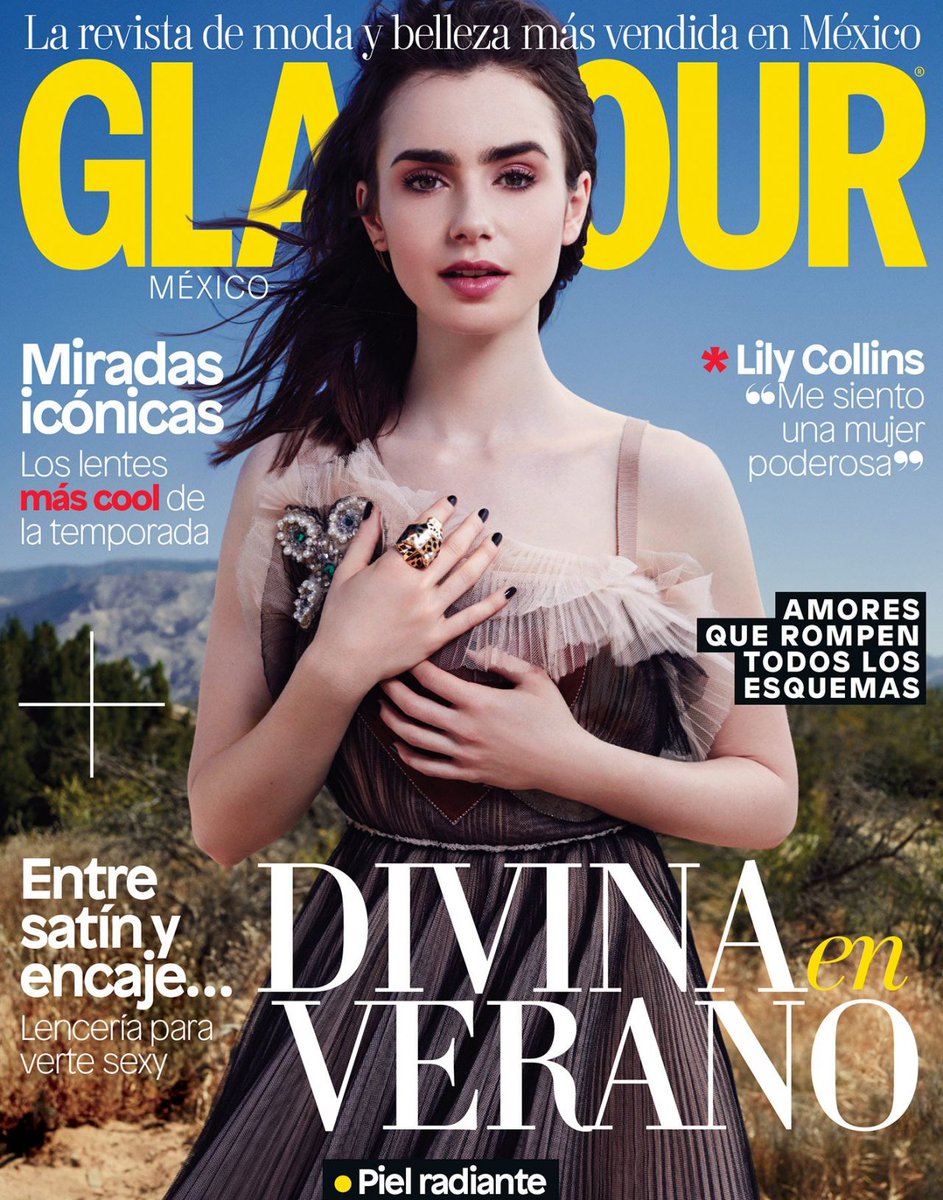 Magazine 2023. Lily Collins обложки журналов.