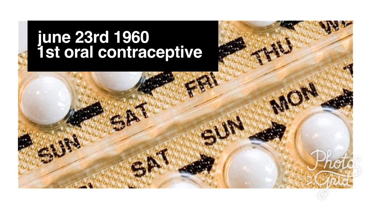 GavinDuffy's tweet photo. The USA FDA approved #Envoid the world’s first oral contraceptive pill #OnThisDay 1960 https://t.co/J9koxHRELr