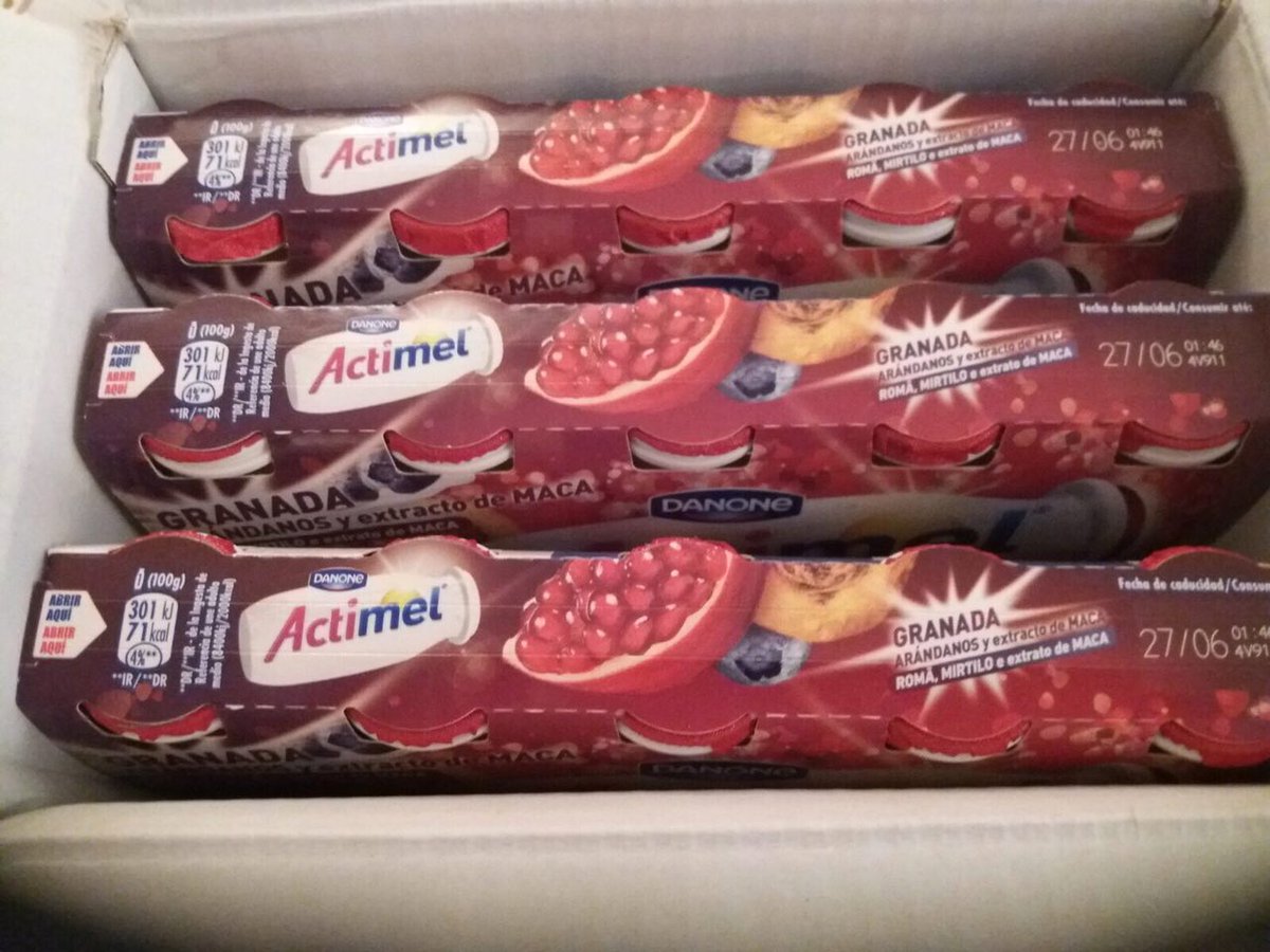 LauraRodCub's tweet photo. Por fin llegaron a casa!! A disfrutar el fin de semana de ellos toda la familia! nuevos sabores ACTIMEL #actimelcombinaciónúnica https://t.co/C71QCELQH7