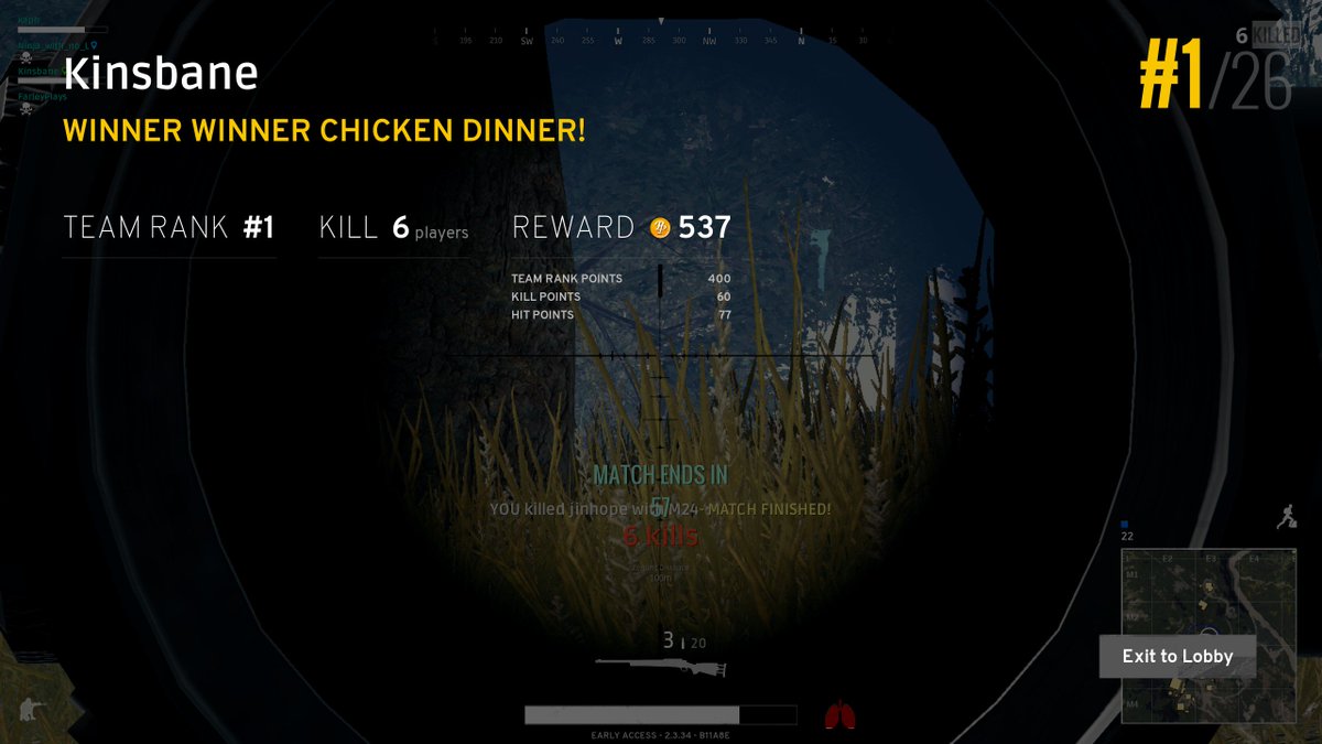 Kinsbane's tweet photo. FeelsAmazingMan to be able to finish a squad win for @Ninja_with_no_L in @PUBATTLEGROUNDS ! #modsquads #pubattlegrounds #PUBG https://t.co/c61vSneSh1