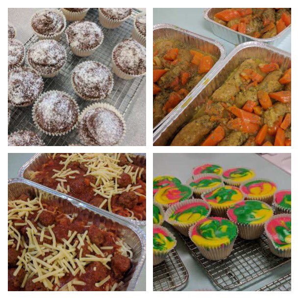 MrsCNolan's tweet photo. Clancy staff cooking for families in need #HandsOfChrist @CCCWestHoxton @Iris827 https://t.co/TtXKRD6ORH