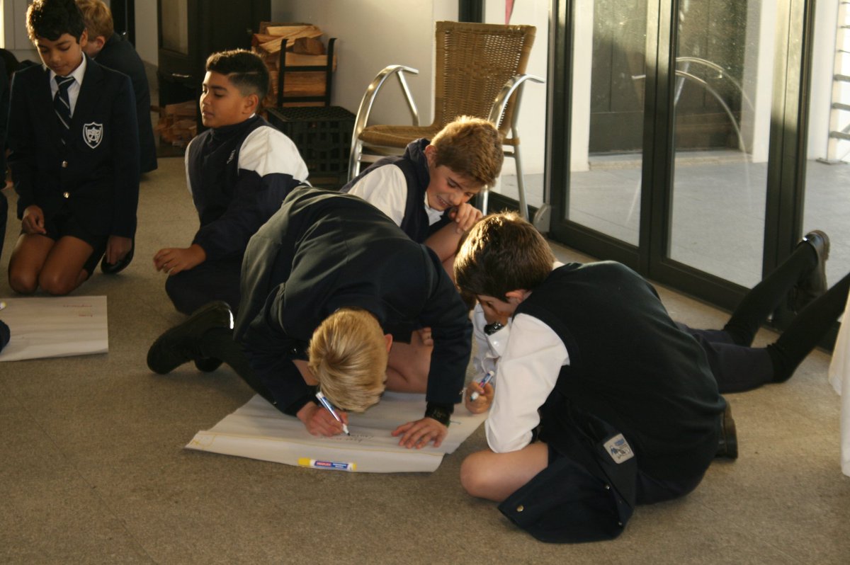 WPPSLive's tweet photo. Grade 6 Legacy Workshop. The Grade 6 boys deciding what they would like to leave behind when they leave WPPS. https://t.co/UemafTByuK