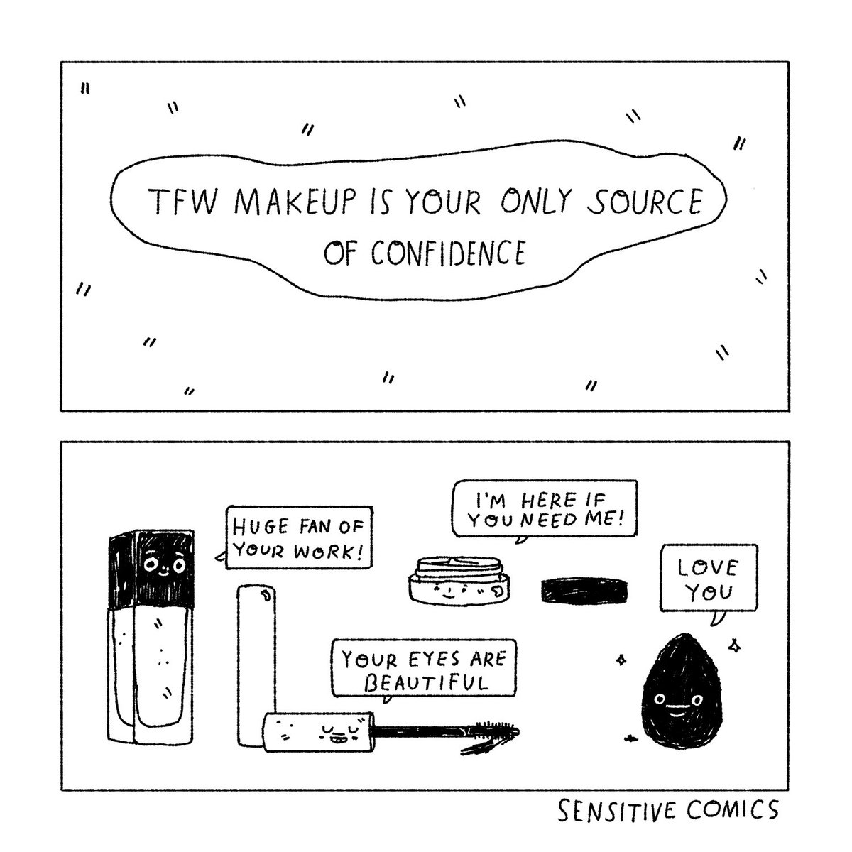 Sensitivecomic's tweet image. Me