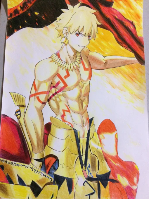 ギルガメッシュ描きました
やっと完成です!
#摸写
#色鉛筆
#Fate
#ギルガメッシュ 
