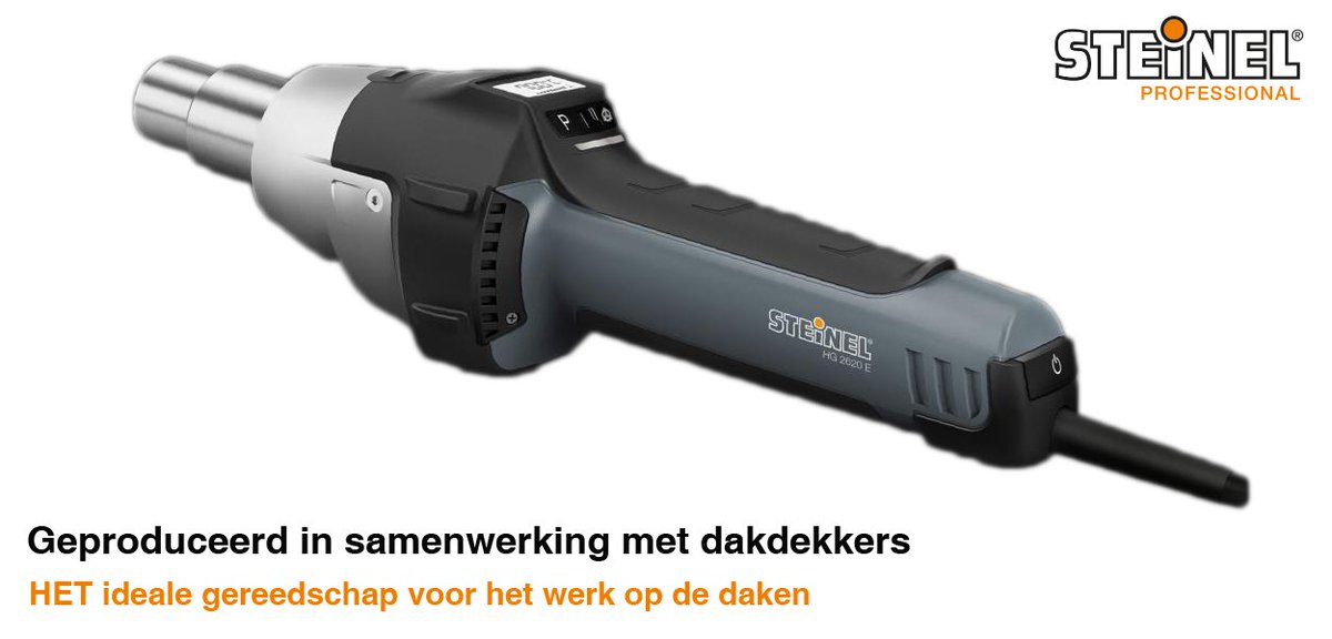DE brander voor de dakdekker. Gemaakt in samenwerking met dakdekkers goo.gl/jjLEjr #Steinel #innovation