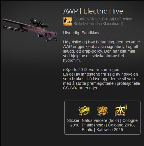 ★ AWP | Electric Hive ★

TO ENTER YOU MUST:

★ FOLLOW <a href="/Skin_Kings/">Skinkings</a> 
★ RT + LIKE 
★ TAG 2 FRIENDS

★ Enable Notification ★