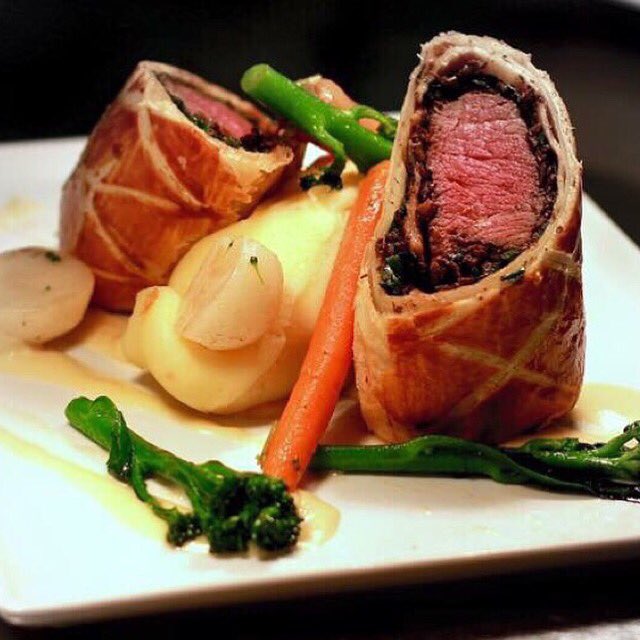 Have you tried our beef wellington yet ? It's available on tonight's specials menu #shepherdanddogessex #beefwellington
